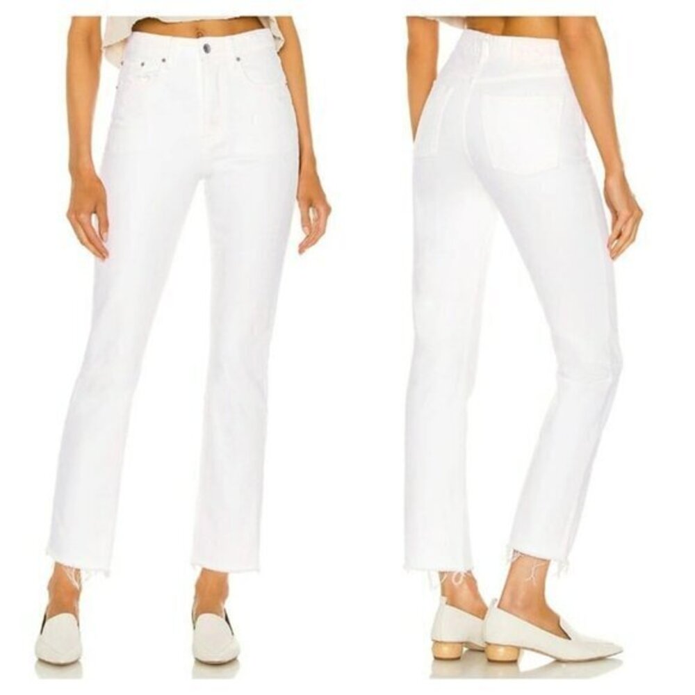 GRLFRND Karolina High Rise Straight Crop - Brentwood